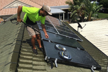 Solar cleaning