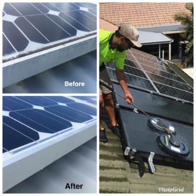 Solar cleaning